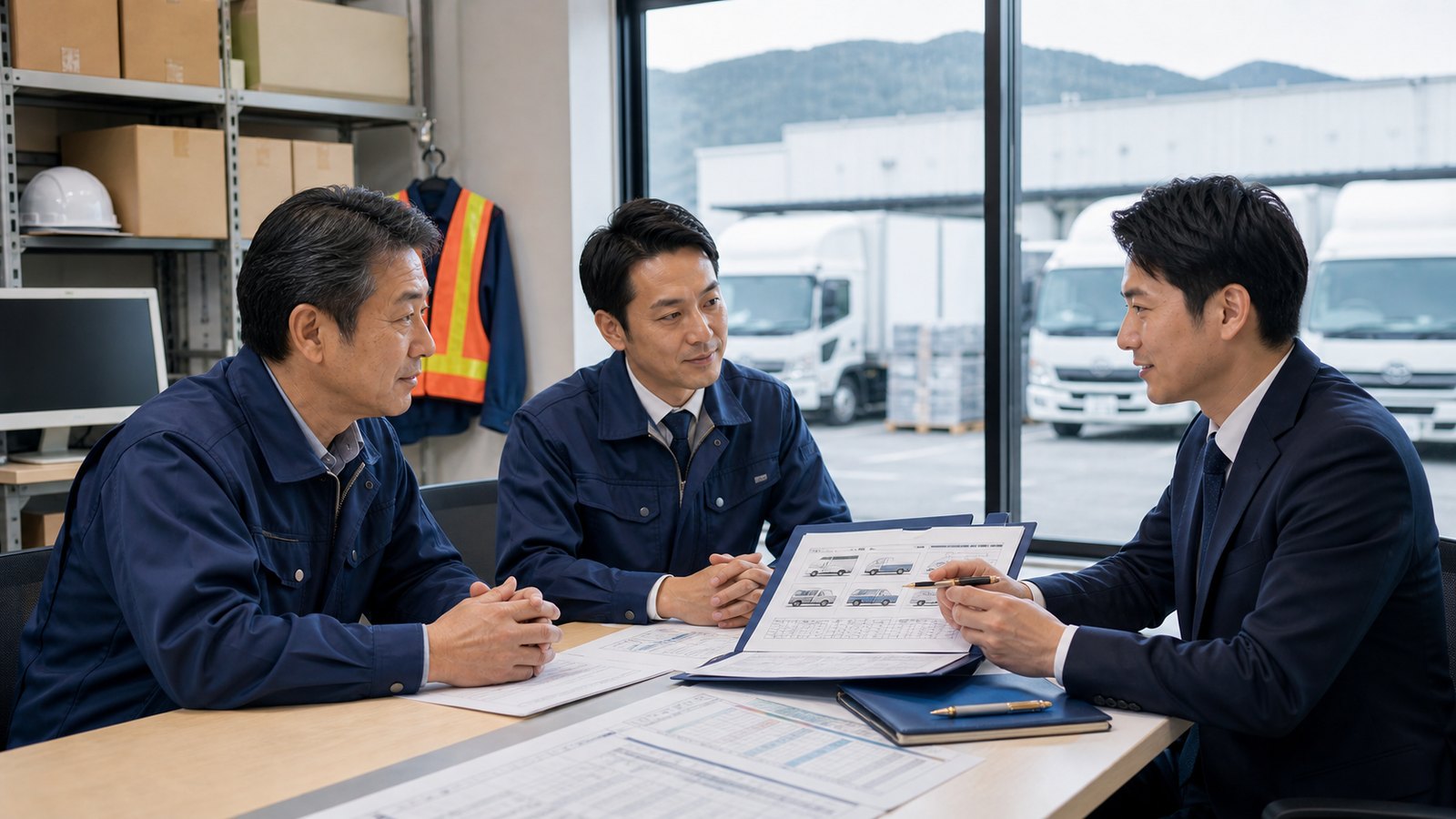 想定事例：山陽道沿線の運送会社が車両と荷主契約を整理して譲渡したケース（詳細版）のアイキャッチ画像